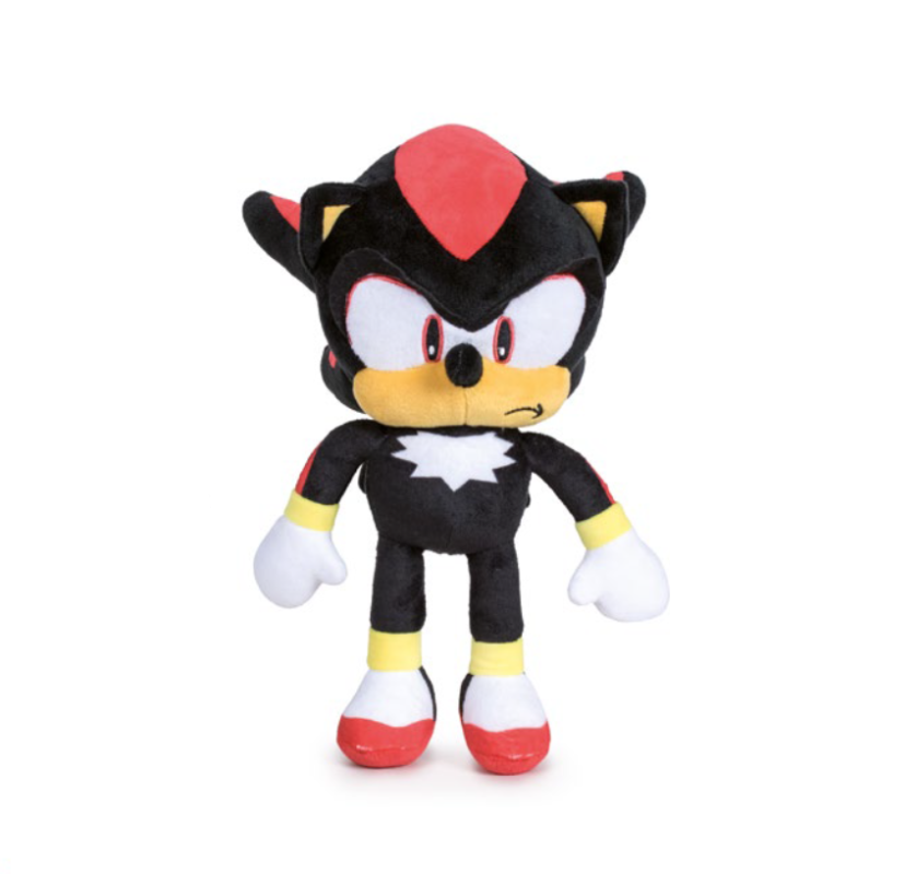 Sonic hérisson - peluche shadow noir 30 cm 